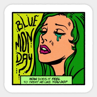 Blue Monday Sticker